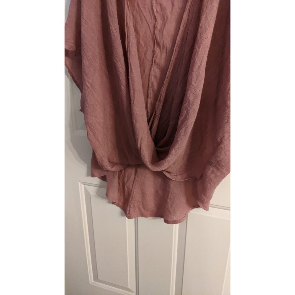 Wrap Twist Open Front Blouse By Affection, Large,… - image 3